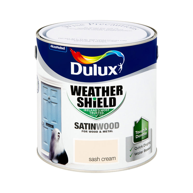 Dulux Exterior Satinwood Sash Cream 2.5L