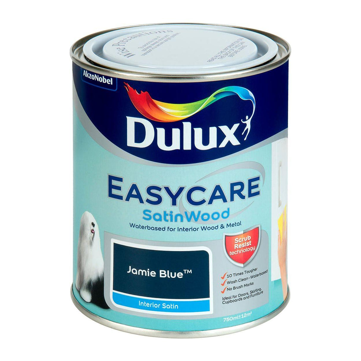 Dulux Satinwood Jamie Blue 750ml