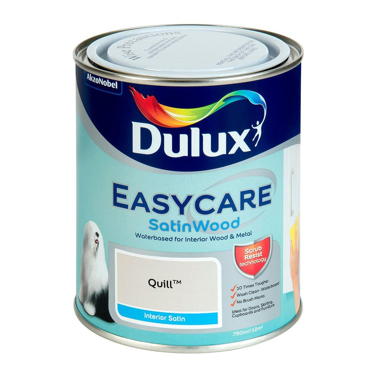 Dulux Satinwood Quill 750ml