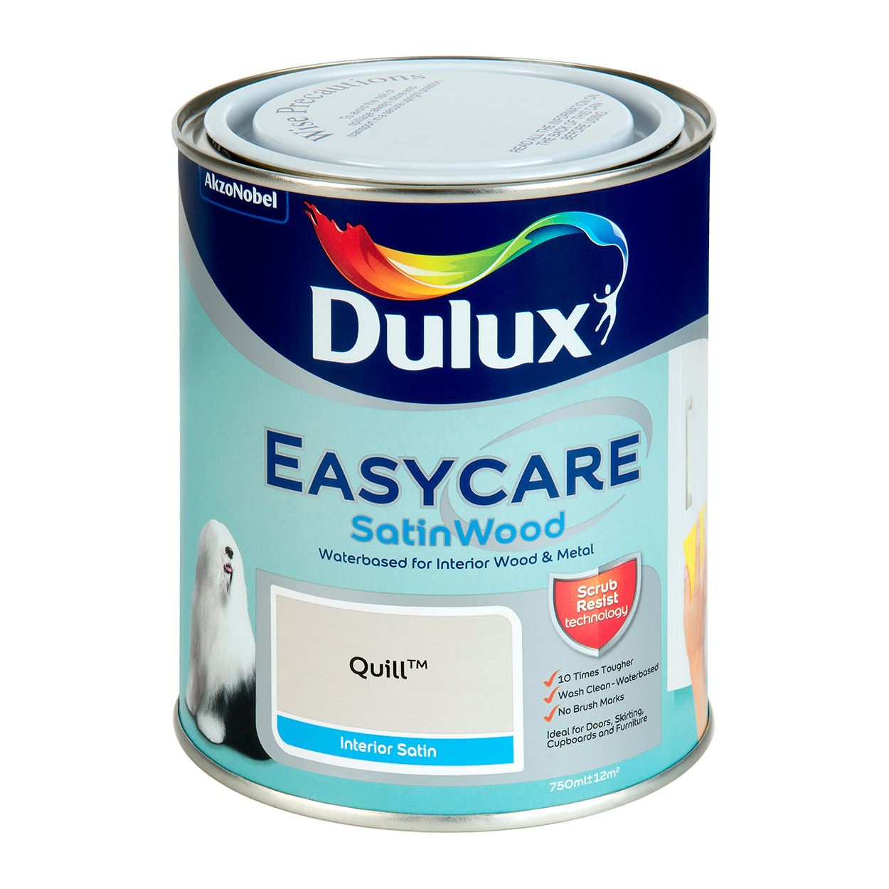 Dulux Satinwood Quill 750ml