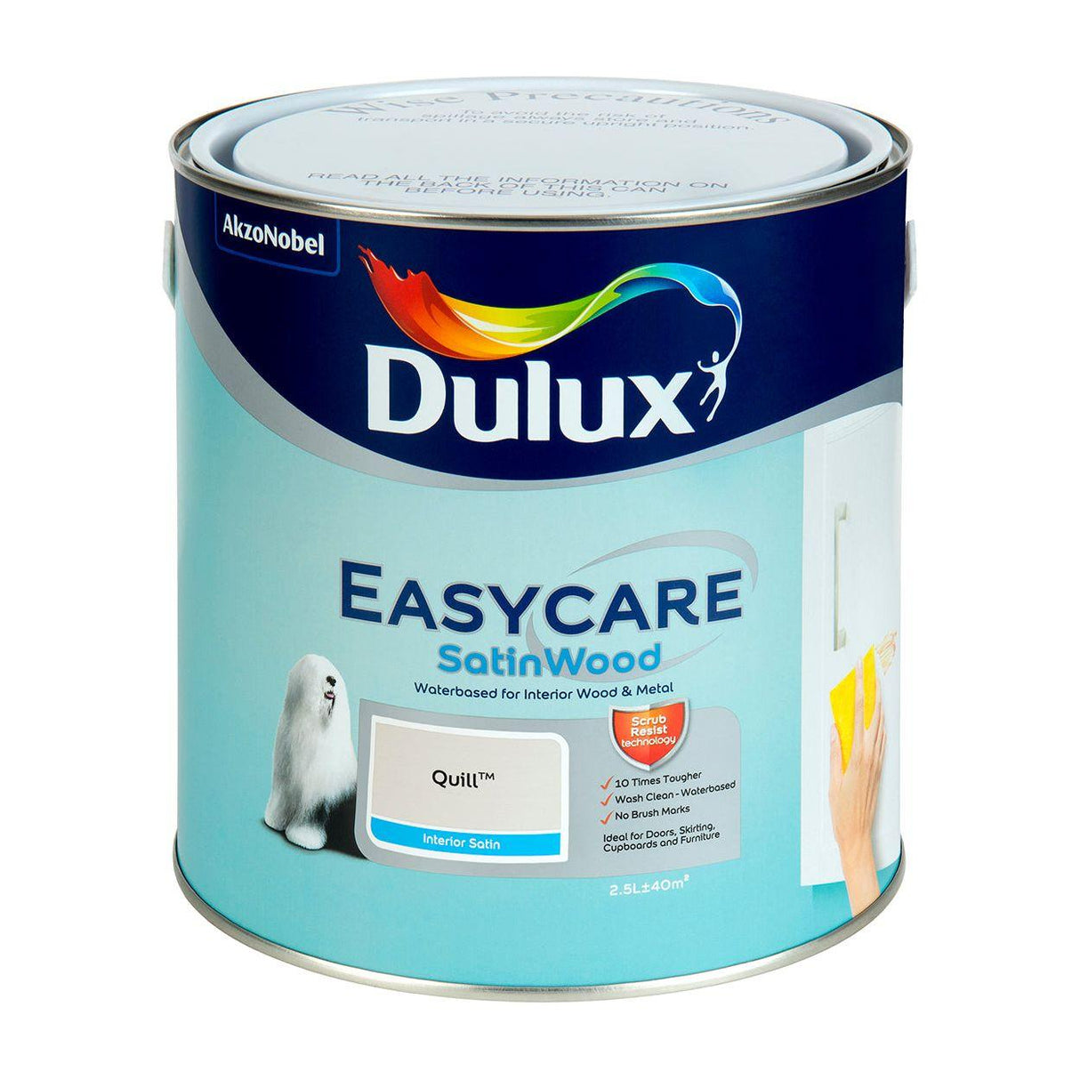 Dulux Satinwood Quill 2.5L