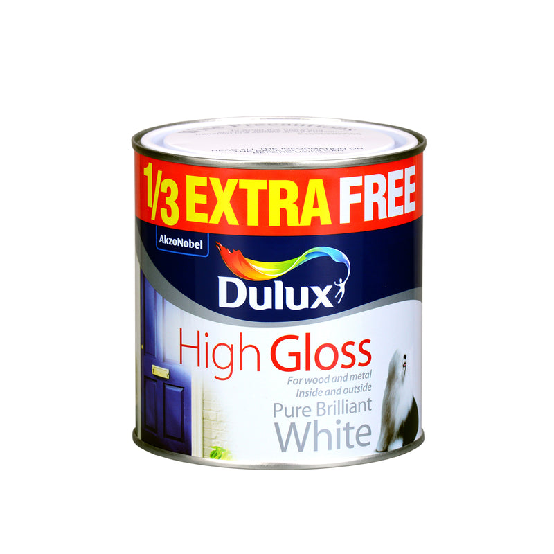 Dulux High Gloss Brilliant White 1L 33%
