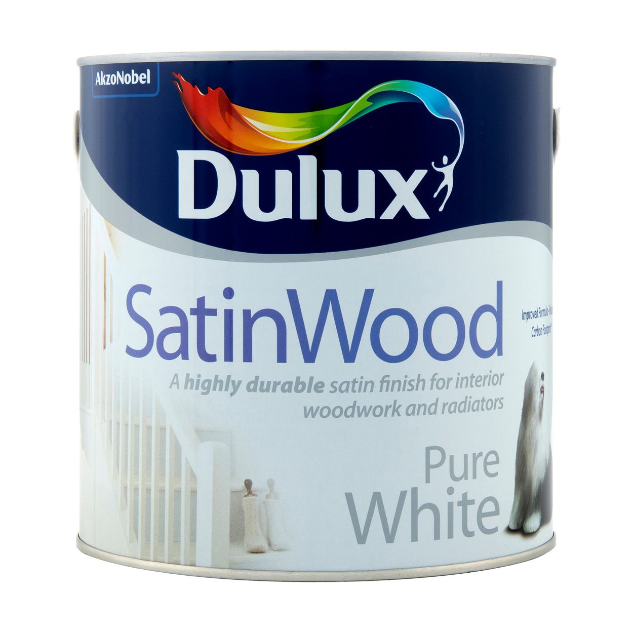 Dulux Satinwood  Brilliant White 2.5L