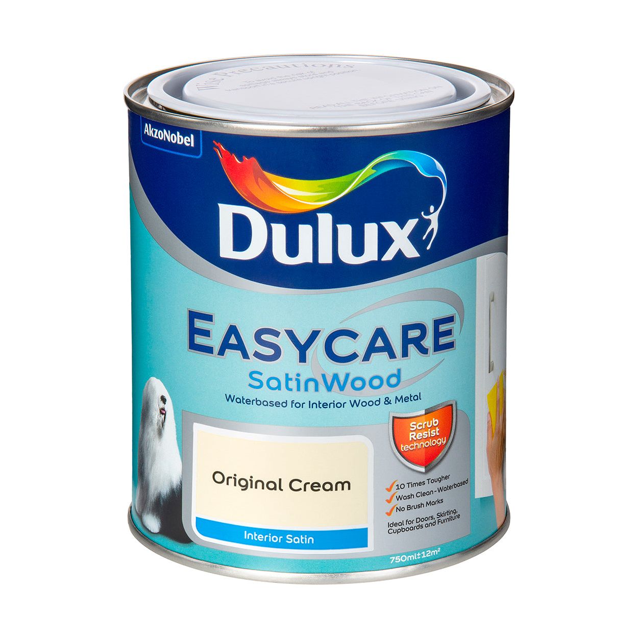 Dulux Satinwood Original Cream 750ml
