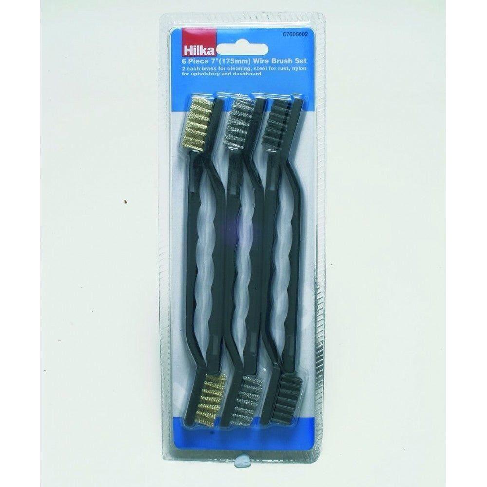 Hilka Wire Brush Set - 175mm 6PC
