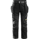Snickers Workwear 7505 Junior Trousers Black Front View