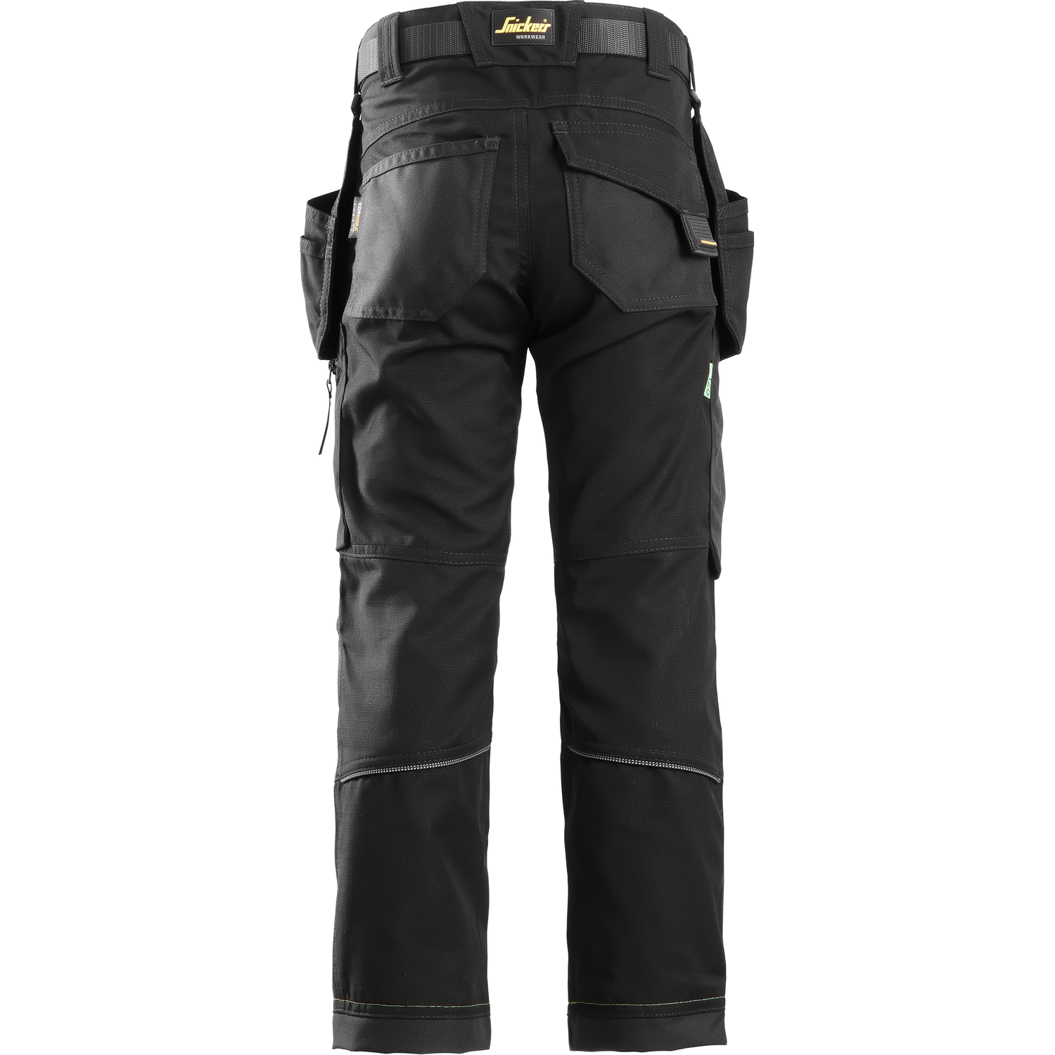 Snickers Workwear 7505 Junior Trousers Black Rear View