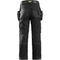 Snickers Workwear 7505 Junior Trousers Black Rear View