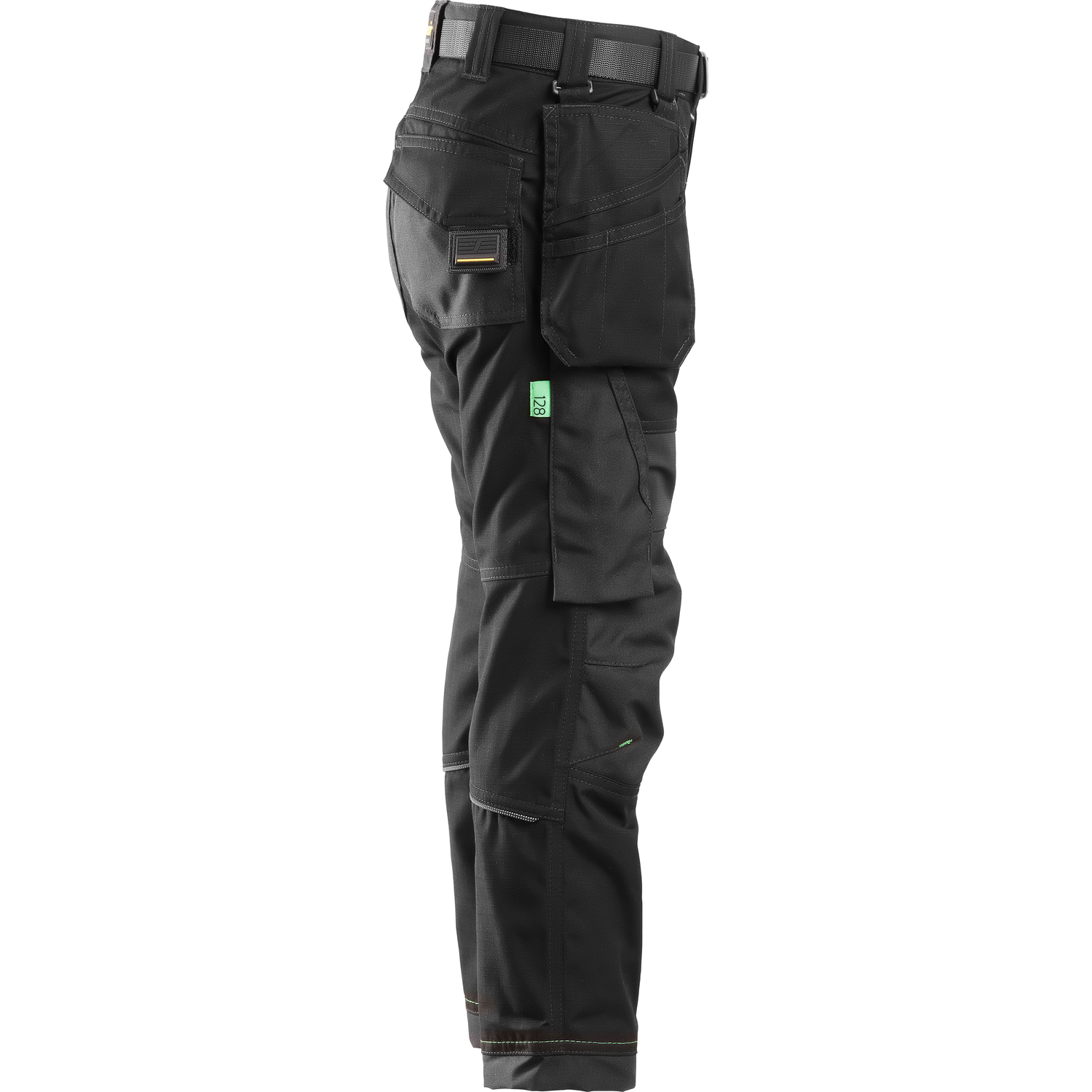 Snickers Workwear 7505 Junior Trousers Black Side View