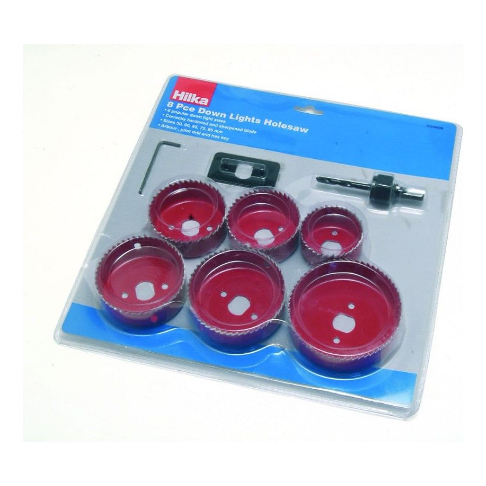 Hilka Holesaw Set - Downlighter 8PC