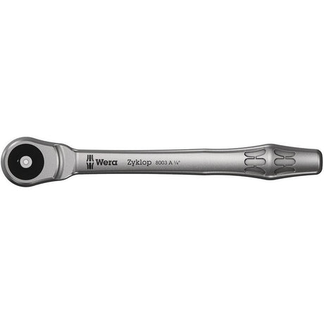 8003 A Zyklop Metal Ratchet with push-through square and 1/4" drive1/4" x 141 mm