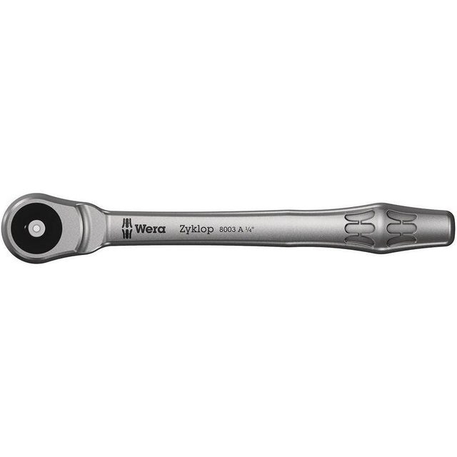 8003 A Zyklop Metal Ratchet with push-through square and 1/4" drive1/4" x 141 mm
