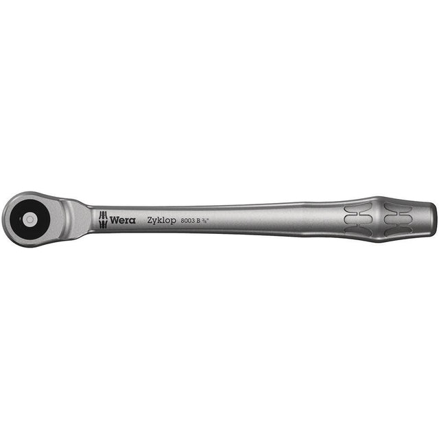 8003 B Zyklop Metal Ratchet with push-through square and 3/8" drive3/8" x 222 mm