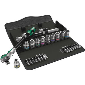 8100 SC 6 Zyklop Speed Ratchet Set1/2" drivemetric28 pieces