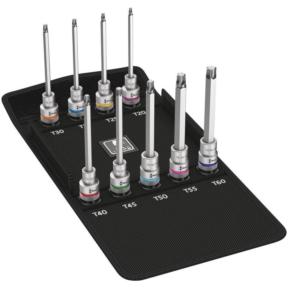 8767 C TORXÂ¬Â® HF 3 Zyklop bit socket set with 1/2" drivewith holding function9 pieces