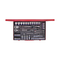King Tony 9063MR Socket Set-1/2, 3/8 & 1/4 Drive 62pc