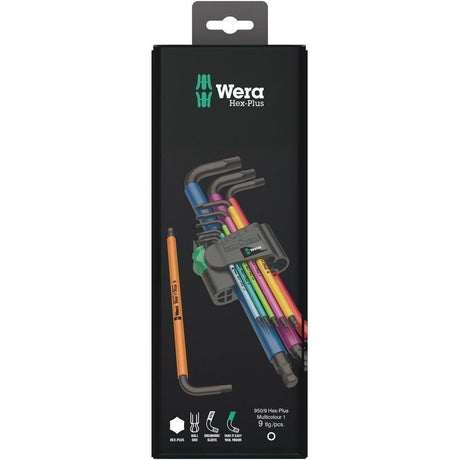950/9 Hex-Plus Multicolour 1 SB Multicolour L-key setmetricBlackLaser9 pieces
