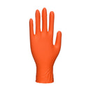 A930 Portwest Orange HD Disposable Gloves Orange Portwest at Ted Johnsons