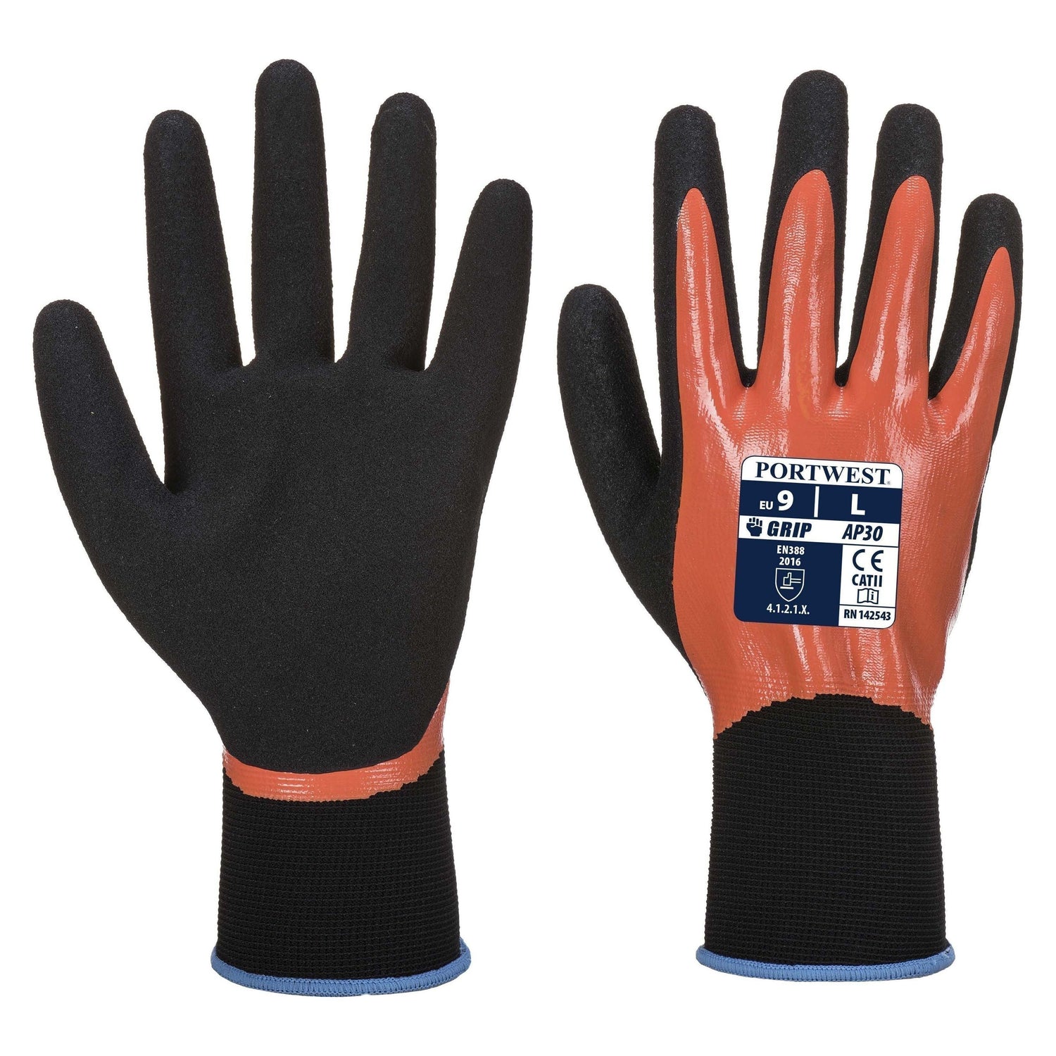 AP30 Dermi Pro Glove Orange Portwest at Ted Johnsons