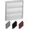 EasiPlumb Louvre Vent Outlet White Dual Fitting External