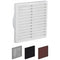 EasiPlumb Louvre Vent Fixed White Dual Fitting Outlet