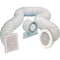 EasiPlumb in Line Shower Fan Kit 100mm  Standard