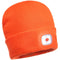 B029 Beanie LED Head Light USB Rechargeable Orange Portwest at Ted Johnsons