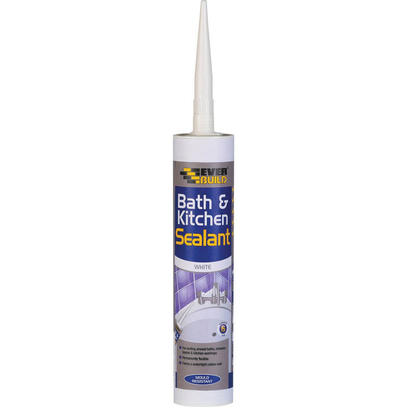 Everbuild NLA - Silicone - Bath & Kitchen White