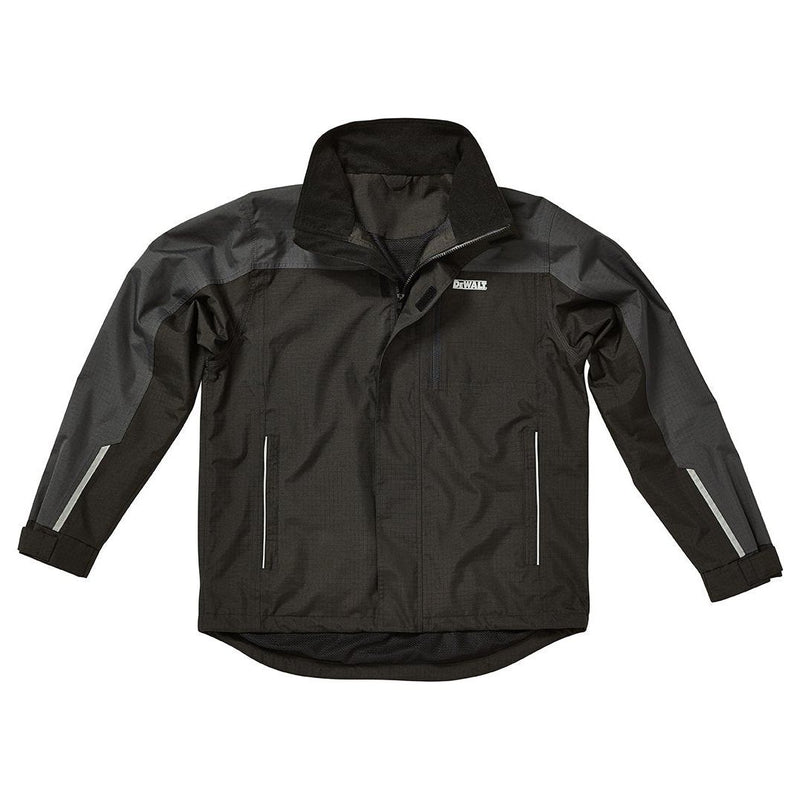 DEWALT STORM WATERPROOF JACKET BLACK GREY AT TED JOHNSONS