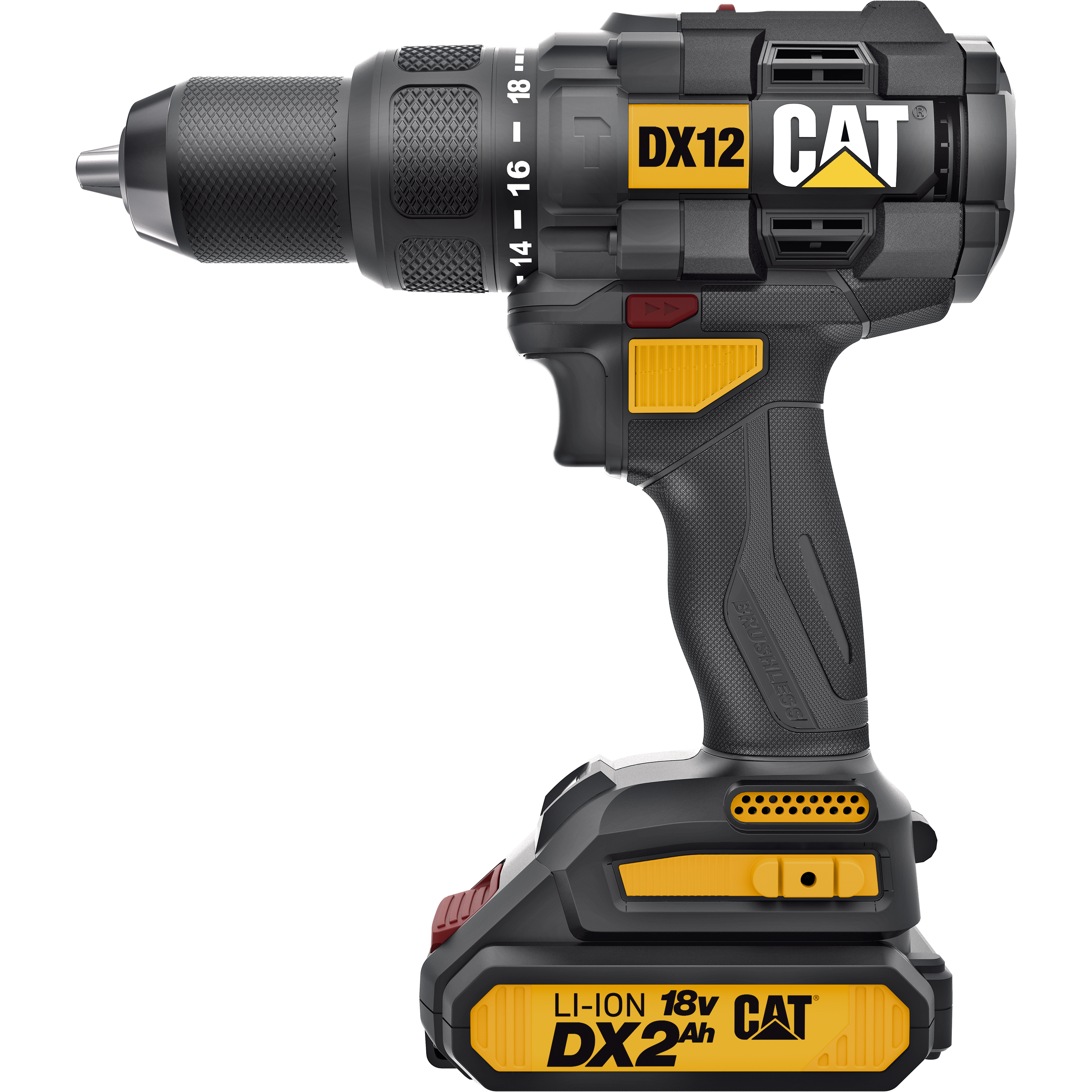 CAT DX12K 18V Combi Drill & Impact Driver Kit
