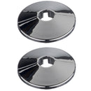 EasiPlumb Trim Hole Pipe Covers 1/2in (2) Chrome
