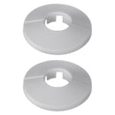 EasiPlumb Trim Hole Pipe Covers 1/2in White (2)