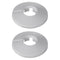 EasiPlumb Trim Hole Pipe Covers 1/2in White (2)