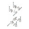 EasiPlumb Pipe Clip 1/2in Pvc Nail On (8)