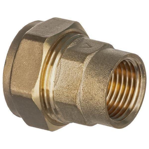 EasiPlumb Straight Coupling 34BSPFx1/2in Comp 312
