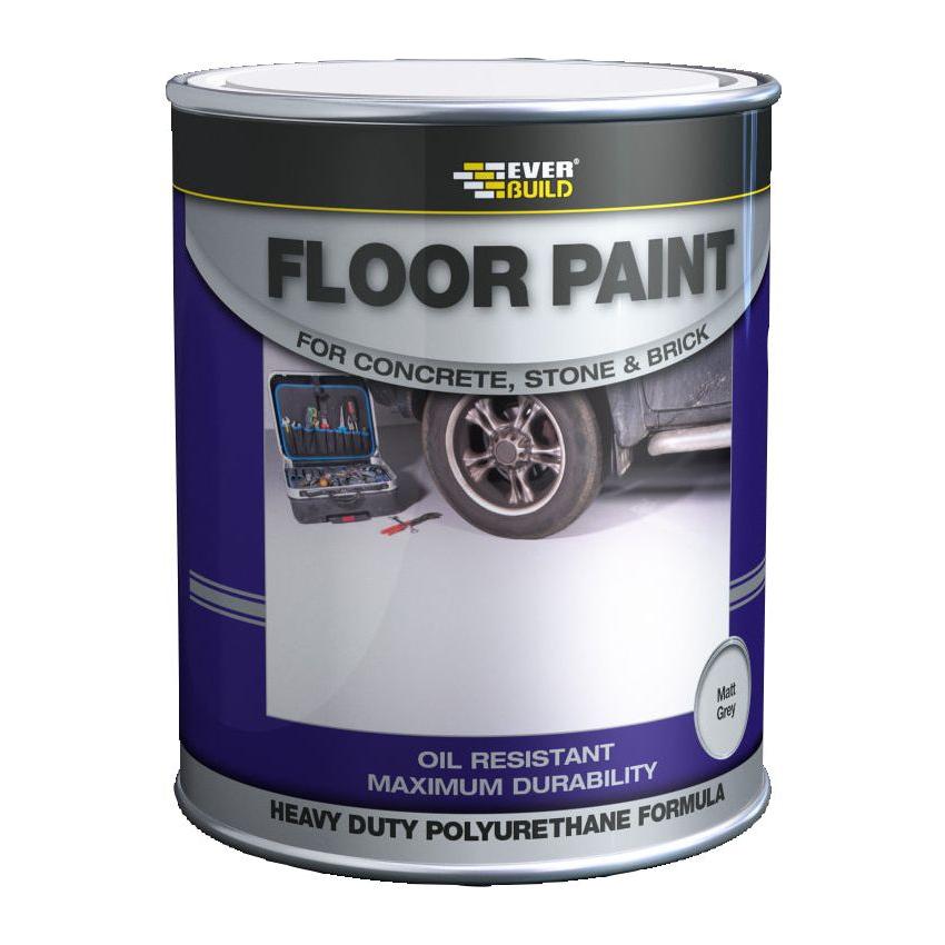 Everbuild Floor Paint | Mid Grey - 5 litre