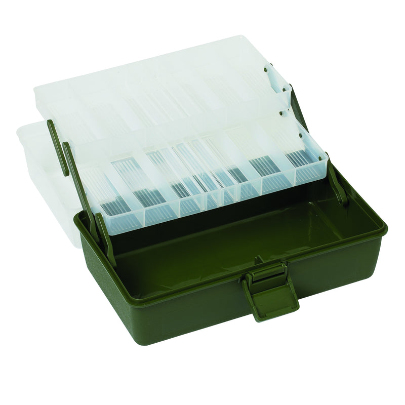 G124-096-M KINETIC TACKLE BOX 3 DRAWERS M CLEAR/GREEN AT TED JOHNSONS PROBLEM SOLVED
