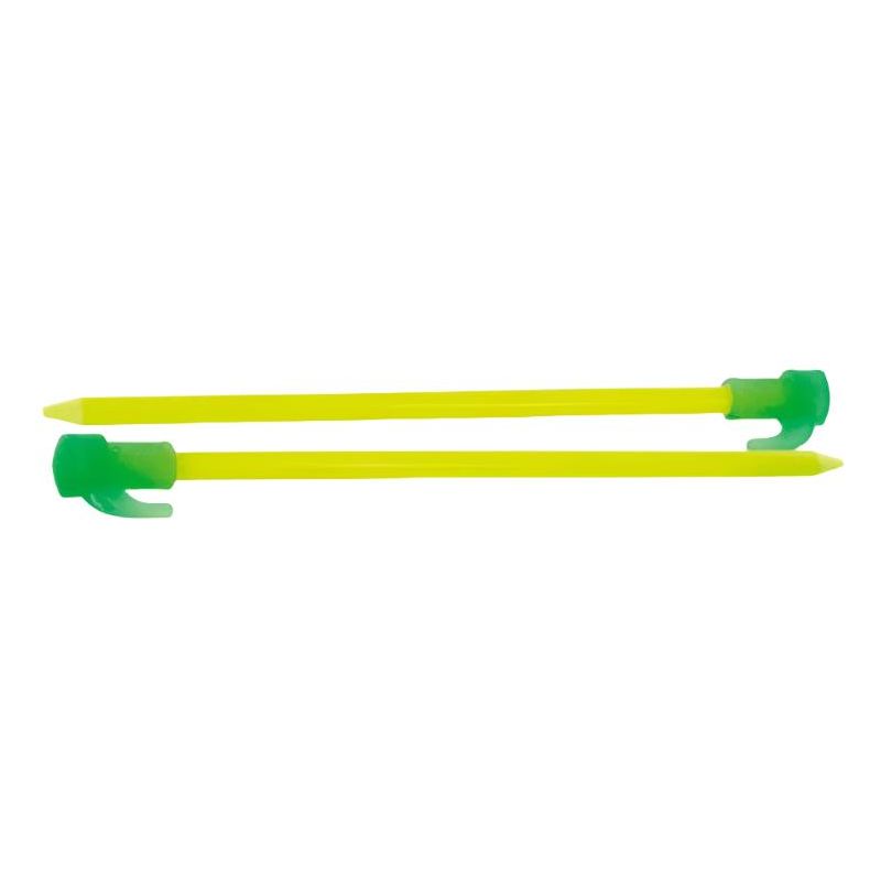Highlander Fluorescent Tent Peg - 200mm - Pack of 6