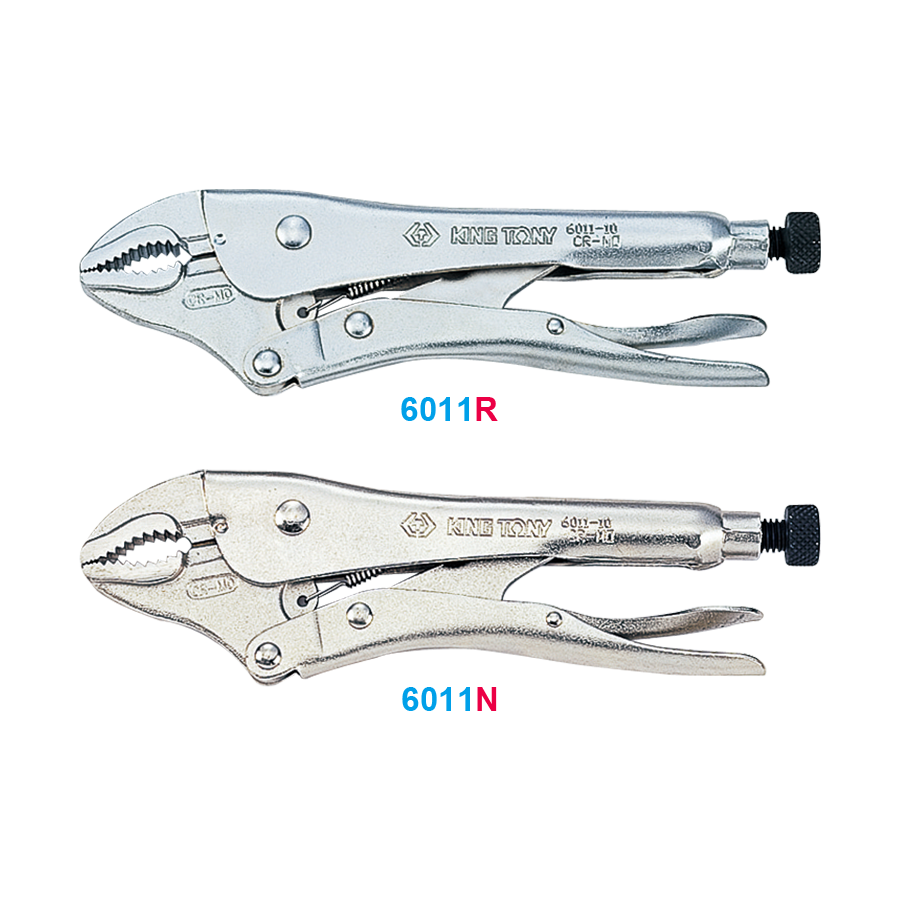 King Tony - Locking Pliers Curve Jaw 127mm Chrome