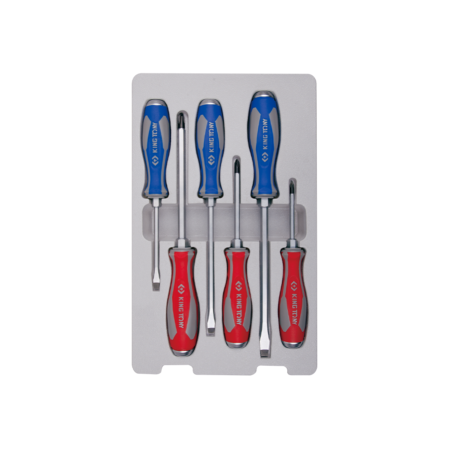 King Tony Impact / Go Thru Screw Driver Set | 6 Pieces 