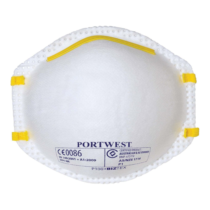 P100 FFP1 Respirator White Portwest at Ted Johnsons