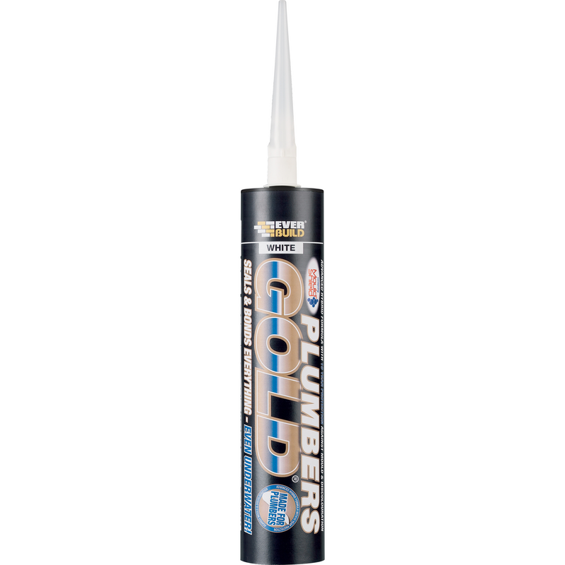 Everbuild Silicone - Plumbers Gold Clear 310ml