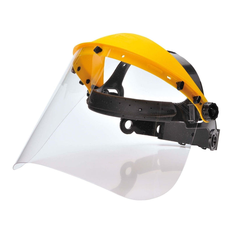 PW91 Browguard with Clear Visor Clear Portwest at Ted Johnsons