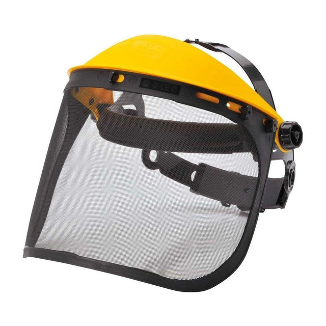 PW93 Browguard with Mesh Visor Black Portwest at Ted Johnsons