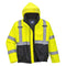 S363 Hi-Vis Two-Tone Bomber Jacket Yellow / Black Portwest at Ted Johnsons