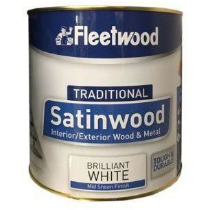 Fleetwood Traditional Oil Based Satinwood Brilliant White