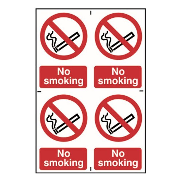 No smoking Sign 200x300mm PVC