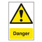 Danger Sign 200x300mm PVC