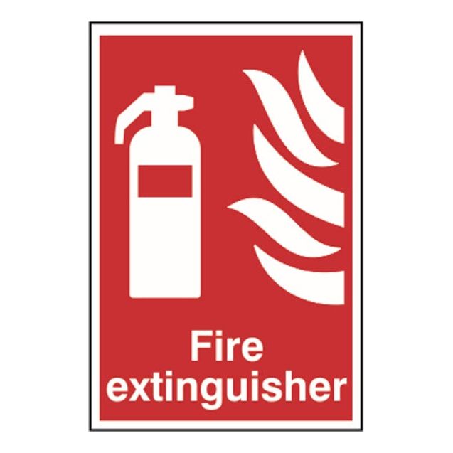 Fire extinguisher Sign 200x300mm PVC