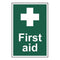 First aid Sign 200x300mm PVC